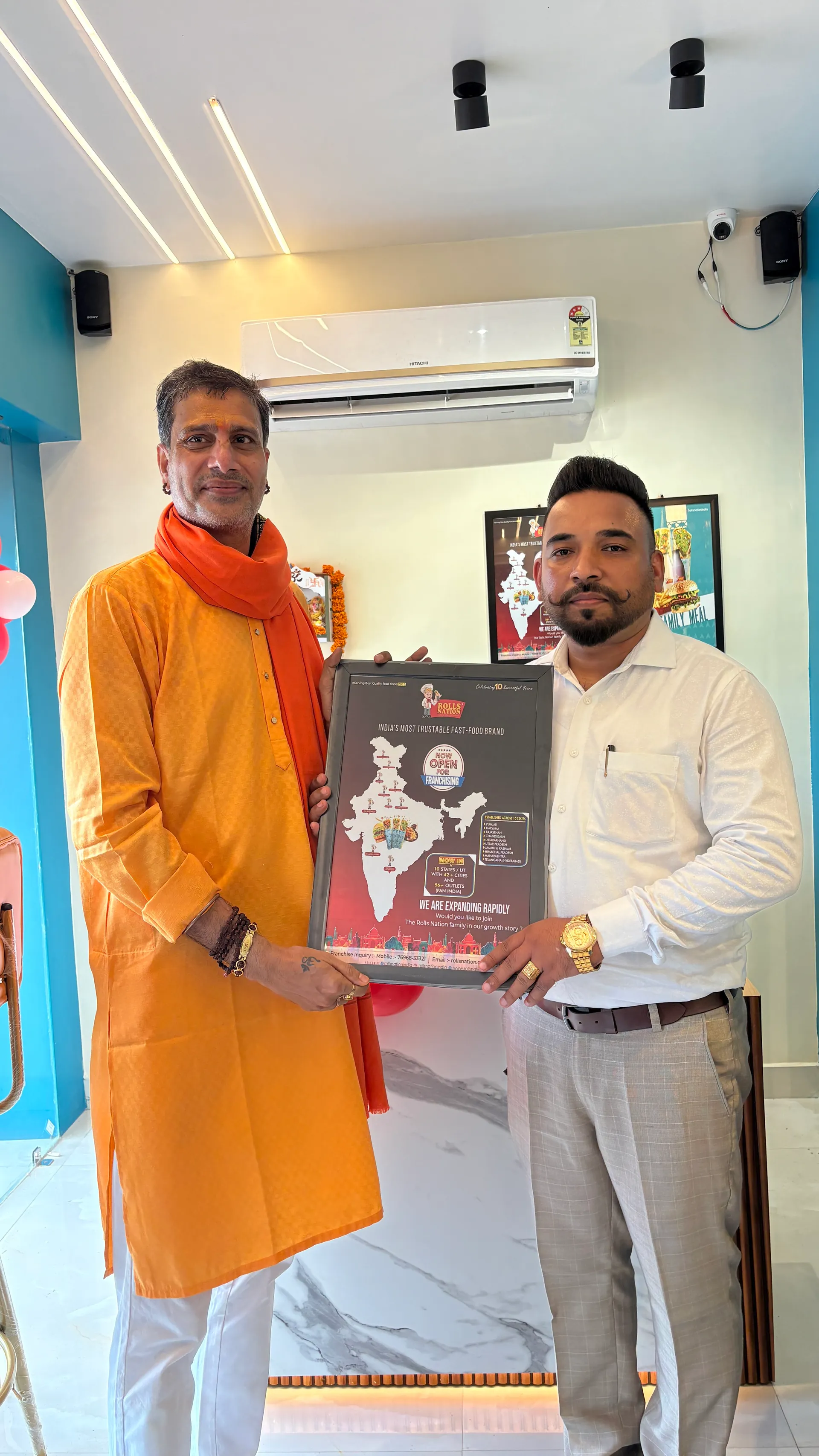 Rolls Nation franchise owner from Ghazipur